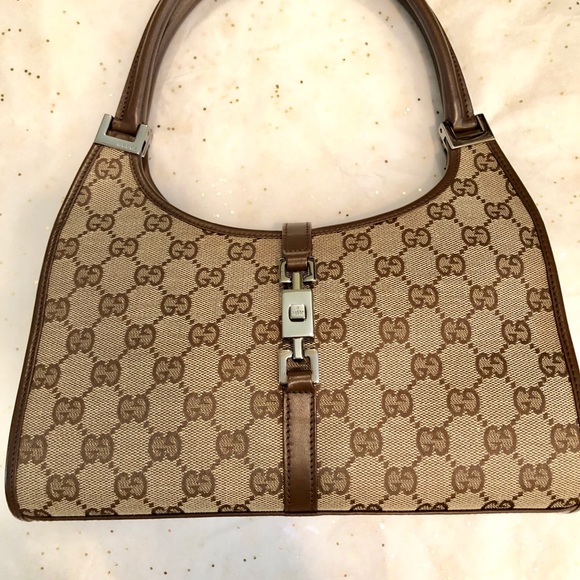 Gucci Handbags - 💯 Auth Gucci Monogram Jackie O Hobo